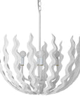 imaginative and beautiful seaweed chandelier hand crafted in mexico