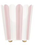 Scalloped Tole Cachepot