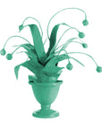 Crunchberry Wacky papier mache Plant in Stray Dog Aqua