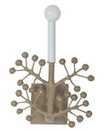 kingsport gray Nini Sconce with papier mache berries