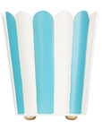 Scalloped Tole Cachepot