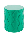 colorful  papier mache stool/accent table