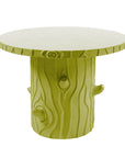 Funky Faux Bois Table papier mache