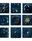 Flower Wall Tile Art in papier mache